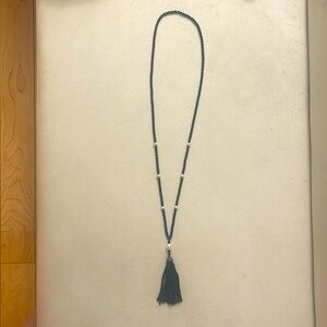 Tiffany & Co. Onyx Zeigfeld Tassel Necklace